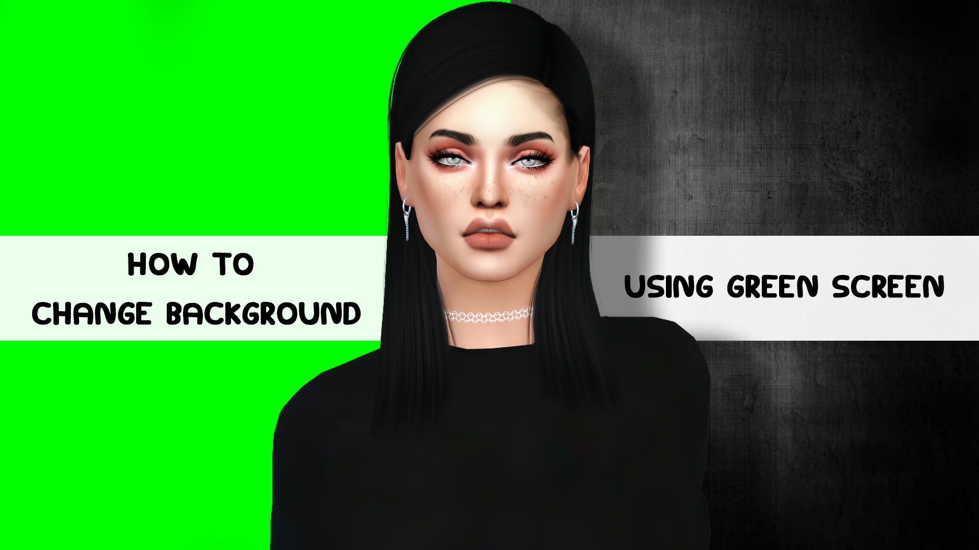 Sims 4 Tutorial I How To Change Background Using Green Screen